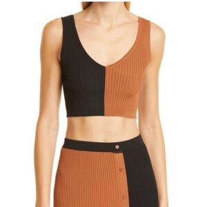 NWOT STAUD Hana Colorblock Tank Top